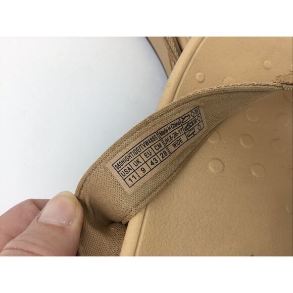 Vionic High Tide Sandals TVW4895 Cork/Gold Wedge Flip Flops Size 11W Wide - Picture 10 of 10